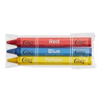 Choice 3-Pack Hexagonal Kids' Restaurant Crayons in Cello Wrap - 1,000/Case Choice 3-Pack Hexagonal Kids' Restaurant Crayons in Cello Wrap - 1,000/Case