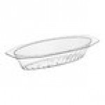 Fineline Flairware 215-CL 15 oz. Clear Plastic Oval Bowl / Serving Boat - 300/Case Fineline Flairware 215-CL 15 oz. Clear Plastic Oval Bowl / Serving Boat - 300/Case