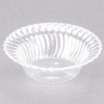 Fineline Flairware 215-CL 15 oz. Clear Plastic Oval Bowl / Serving Boat - 300/Case Fineline Flairware 215-CL 15 oz. Clear Plastic Oval Bowl / Serving Boat - 300/Case