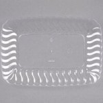 Fineline Flairware 215-CL 15 oz. Clear Plastic Oval Bowl / Serving Boat - 300/Case Fineline Flairware 215-CL 15 oz. Clear Plastic Oval Bowl / Serving Boat - 300/Case