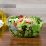 Sabert 18048B300 Bowl2 48 oz. Clear PET Square Deli / Catering Bowl - 300/Case Sabert 18048B300 Bowl2 48 oz. Clear PET Square Deli / Catering Bowl - 300/Case