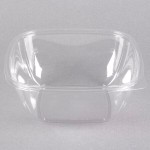 Sabert 18048B300 Bowl2 48 oz. Clear PET Square Deli / Catering Bowl - 300/Case Sabert 18048B300 Bowl2 48 oz. Clear PET Square Deli / Catering Bowl - 300/Case