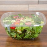 Sabert 18048B300 Bowl2 48 oz. Clear PET Square Deli / Catering Bowl - 300/Case Sabert 18048B300 Bowl2 48 oz. Clear PET Square Deli / Catering Bowl - 300/Case