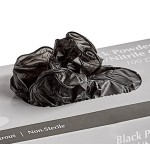 Lavex Powder-Free Disposable Black Hybrid 3.5 Mil Thick Gloves - Large - 1,000/Case