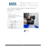 Lavex Powder-Free Disposable Black Hybrid 3.5 Mil Thick Gloves - Large - 1,000/Case