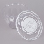 Eco-Products EP-SB48 48 oz. Clear Compostable Plastic Salad Bowl with Lid - 150/Case