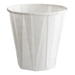 Genpak W400F Harvest Paper 4 oz. White Paper Souffle / Drinking Cup - 100/Pack Genpak W400F Harvest Paper 4 oz. White Paper Souffle / Drinking Cup - 100/Pack