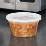 Pactiv/Newspring 12 oz. Translucent Round Deli Container - 480/Case Pactiv/Newspring 12 oz. Translucent Round Deli Container - 480/Case