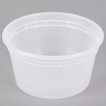 Pactiv/Newspring 12 oz. Translucent Round Deli Container - 480/Case Pactiv/Newspring 12 oz. Translucent Round Deli Container - 480/Case