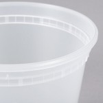 Pactiv/Newspring 12 oz. Translucent Round Deli Container - 480/Case Pactiv/Newspring 12 oz. Translucent Round Deli Container - 480/Case