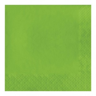 Creative Converting 663123B Fresh Lime Green 2-Ply 1/4 Fold Luncheon Napkin - 600/Case Creative Converting 663123B Fresh Lime Green 2-Ply 1/4 Fold Luncheon Napkin - 600/Case