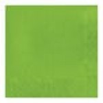Creative Converting 663123B Fresh Lime Green 2-Ply 1/4 Fold Luncheon Napkin - 600/Case