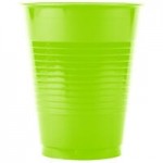 Creative Converting 663123B Fresh Lime Green 2-Ply 1/4 Fold Luncheon Napkin - 600/Case