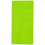 Creative Converting 663123B Fresh Lime Green 2-Ply 1/4 Fold Luncheon Napkin - 600/Case