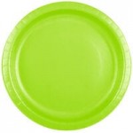 Creative Converting 663123B Fresh Lime Green 2-Ply 1/4 Fold Luncheon Napkin - 600/Case
