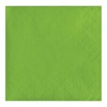 Creative Converting 663123B Fresh Lime Green 2-Ply 1/4 Fold Luncheon Napkin - 600/Case
