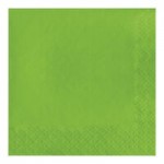 Creative Converting 663123B Fresh Lime Green 2-Ply 1/4 Fold Luncheon Napkin - 600/Case