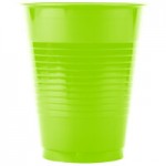 Creative Converting 663123B Fresh Lime Green 2-Ply 1/4 Fold Luncheon Napkin - 600/Case
