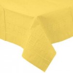 Creative Converting 139180135 Mimosa Yellow 2-Ply 1/4 Fold Luncheon Napkin - 600/Case Creative Converting 139180135 Mimosa Yellow 2-Ply 1/4 Fold Luncheon Napkin - 600/Case