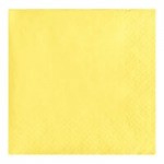 Creative Converting 139180135 Mimosa Yellow 2-Ply 1/4 Fold Luncheon Napkin - 600/Case Creative Converting 139180135 Mimosa Yellow 2-Ply 1/4 Fold Luncheon Napkin - 600/Case