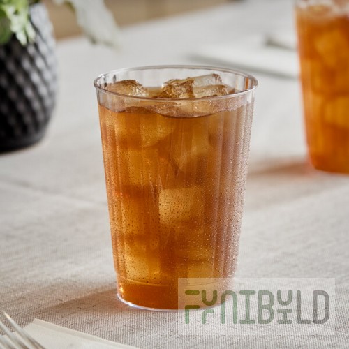 Fineline Renaissance 2412 12 oz. Clear Hard Plastic Crystal Tumbler - 240/Case