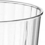 Fineline Renaissance 2412 12 oz. Clear Hard Plastic Crystal Tumbler - 240/Case