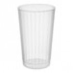 Fineline Renaissance 2412 12 oz. Clear Hard Plastic Crystal Tumbler - 240/Case