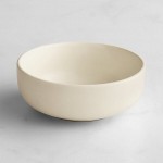 Acopa Pangea 10 oz. Fog White Matte Porcelain Nappie Bowl - Sample Acopa Pangea 10 oz. Fog White Matte Porcelain Nappie Bowl - Sample