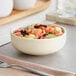 Acopa Pangea 10 oz. Fog White Matte Porcelain Nappie Bowl - Sample Acopa Pangea 10 oz. Fog White Matte Porcelain Nappie Bowl - Sample
