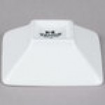 Tuxton BPB-065P 6.5 oz. Porcelain White Mini Footed Square China Bowl - 24/Case Tuxton BPB-065P 6.5 oz. Porcelain White Mini Footed Square China Bowl - 24/Case