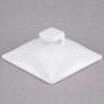 Cal-Mil C1432LID White Melamine Lid for 4