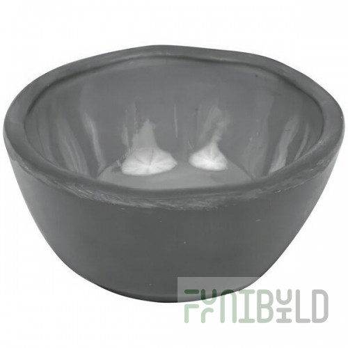 Dalebrook Marl from Global Tableware Collective 2.2 oz. Charcoal Gray Melamine Ramekin - 40/Case