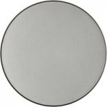 Acopa Apollo 2 oz. Matte Gray and Black Square Melamine Sauce Cup - 24/Pack