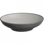Acopa Apollo 2 oz. Matte Gray and Black Square Melamine Sauce Cup - 24/Pack
