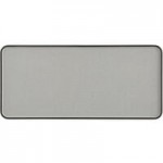 Acopa Apollo 2 oz. Matte Gray and Black Square Melamine Sauce Cup - 24/Pack