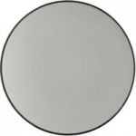 Acopa Apollo 2 oz. Matte Gray and Black Square Melamine Sauce Cup - 24/Pack