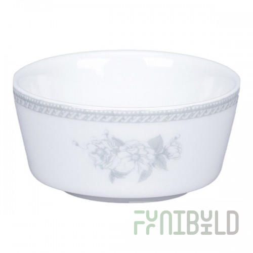 RAK Porcelain Floret 2.8 oz. Light Gray Porcelain Ramekin - 12/Case