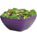 Vollrath 4763765 Double Wall Square Beehive 8.2 Qt. Serving Bowl - Passion Purple