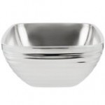 Vollrath 4763765 Double Wall Square Beehive 8.2 Qt. Serving Bowl - Passion Purple