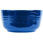 TableCraft CW3180CBL 6.75 Qt. Cobalt Blue Cast Aluminum Fruit Bowl TableCraft CW3180CBL 6.75 Qt. Cobalt Blue Cast Aluminum Fruit Bowl