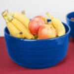 TableCraft CW3180CBL 6.75 Qt. Cobalt Blue Cast Aluminum Fruit Bowl TableCraft CW3180CBL 6.75 Qt. Cobalt Blue Cast Aluminum Fruit Bowl