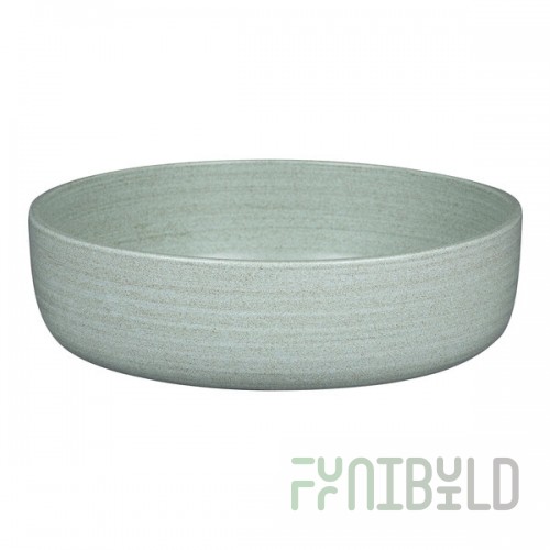 RAK Porcelain Rakstone Selva 77.29 oz. Aqua Green Porcelain Bowl - 2/Case