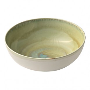 Heart & Soul Perfect Match 50.7 oz. Thyme Porcelain Serving Dish - 6/Case