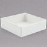 Bon Chef 5107S 96 oz. White Sandstone Finish Cast Aluminum Straight Sided Square Bowl Bon Chef 5107S 96 oz. White Sandstone Finish Cast Aluminum Straight Sided Square Bowl