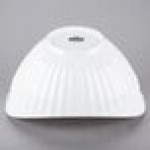 10 Strawberry Street WTR-10LNBOATBWL Whittier 64 oz. White Porcelain Boat Bowl with Line Texture - 6/Case 10 Strawberry Street WTR-10LNBOATBWL Whittier 64 oz. White Porcelain Boat Bowl with Line Texture - 6/Case
