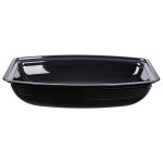 Cambro RSB1014CW110 5 Qt. Black Camwear® Rectangular Ribbed Bowl Cambro RSB1014CW110 5 Qt. Black Camwear® Rectangular Ribbed Bowl