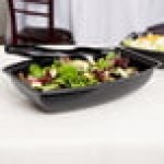 Cambro RSB1014CW110 5 Qt. Black Camwear® Rectangular Ribbed Bowl Cambro RSB1014CW110 5 Qt. Black Camwear® Rectangular Ribbed Bowl