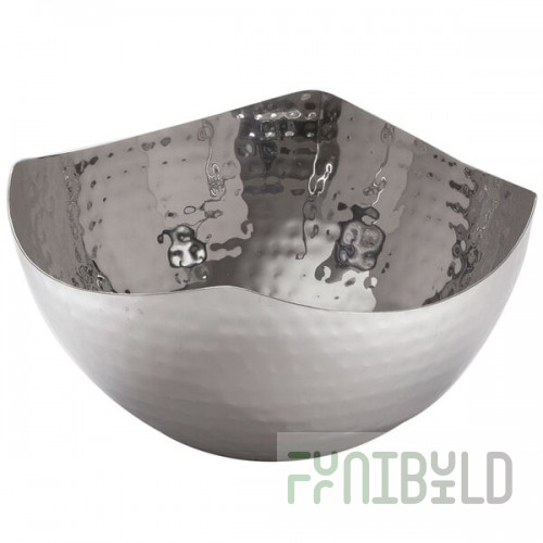 American Metalcraft SBH3 40 oz. Hammered Stainless Steel Serving Bowl