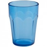 Choice 14 oz. Blue Plastic Paneled Tumbler - 12/Pack Choice 14 oz. Blue Plastic Paneled Tumbler - 12/Pack