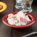 GET B-454-CR Diamond Harvest 4.5 oz. Cranberry Melamine Bowl - 48/Case